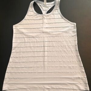 Athleta | Blue Striped Tank Top